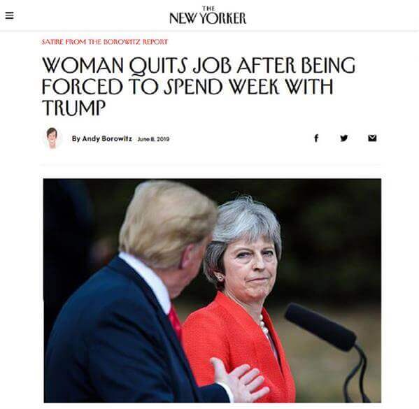 女子在被迫与特朗普相处了一周后选择辞职