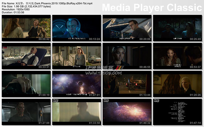 X战警：黑凤凰.Dark.Phoenix.2019][BD-MP4/1.98GB][英语中字][1080P]