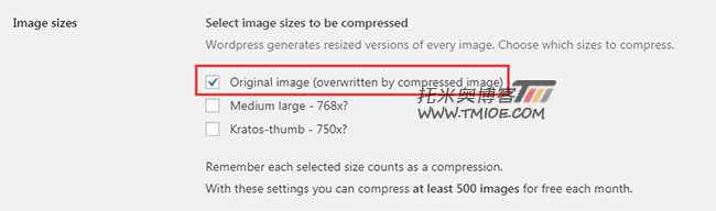 WordPress图片压缩插件：Compress JPEG & PNG images