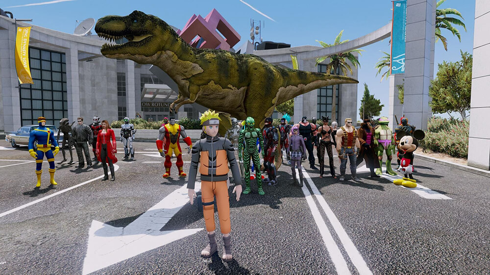 GTA5 1.41 罪恶都市 秋名山/迪拜/迈阿密 MOD整合版