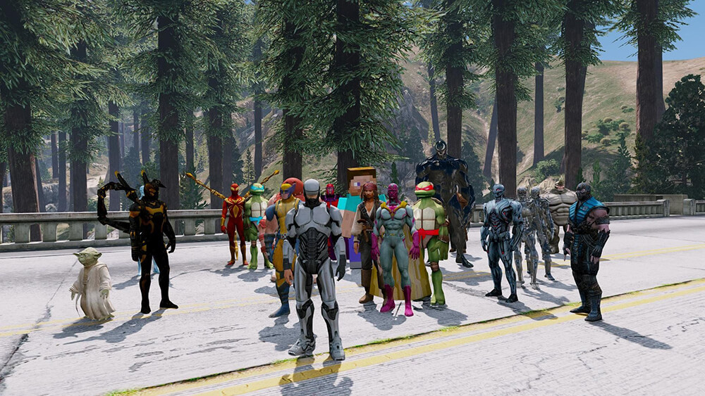 GTA5 1.41 罪恶都市 秋名山/迪拜/迈阿密 MOD整合版