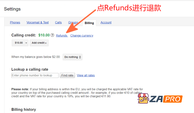 Google Voice 怎么充值