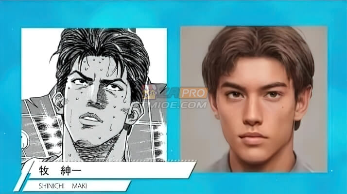 粉丝电脑模拟《灌篮高手》真人版形象