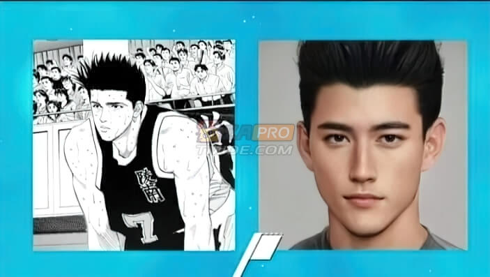 粉丝电脑模拟《灌篮高手》真人版形象