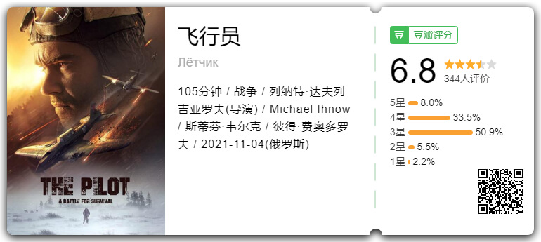 飞行员 Лётчик (2021) HD1080P 俄语中字