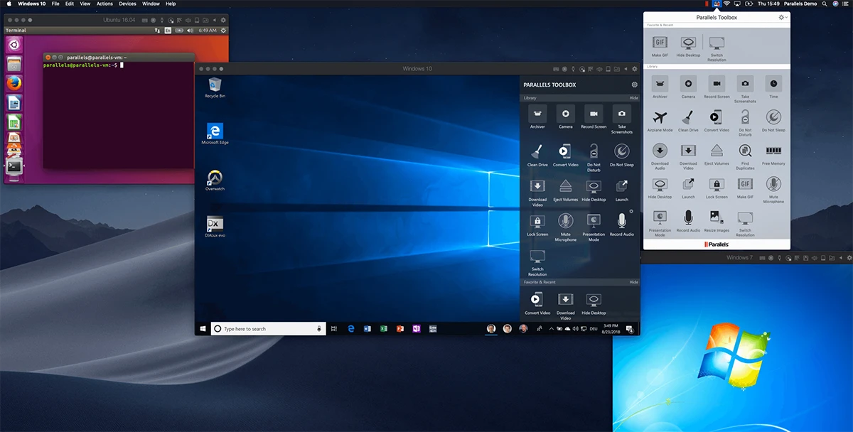 Mac 虚拟机：Parallels Desktop TNT 直装版