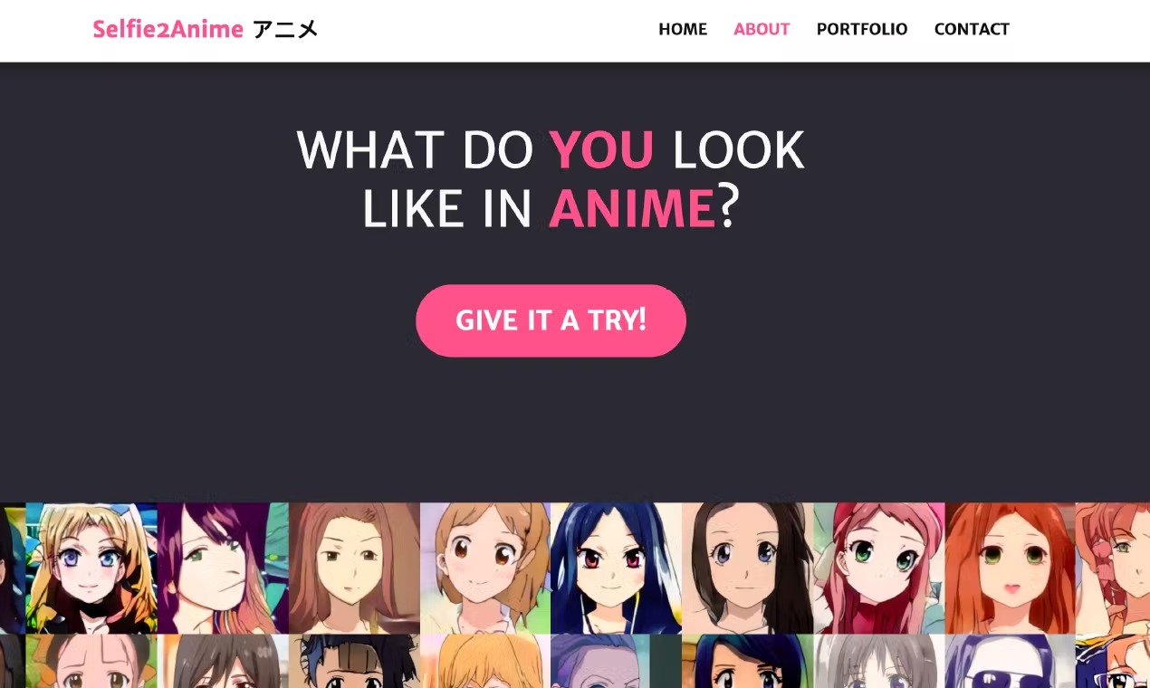 自拍转动漫 - Self2Anime