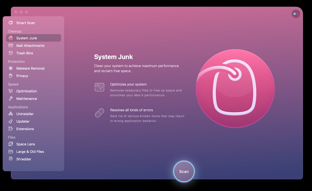 Mac清理工具: CleanMyMac X