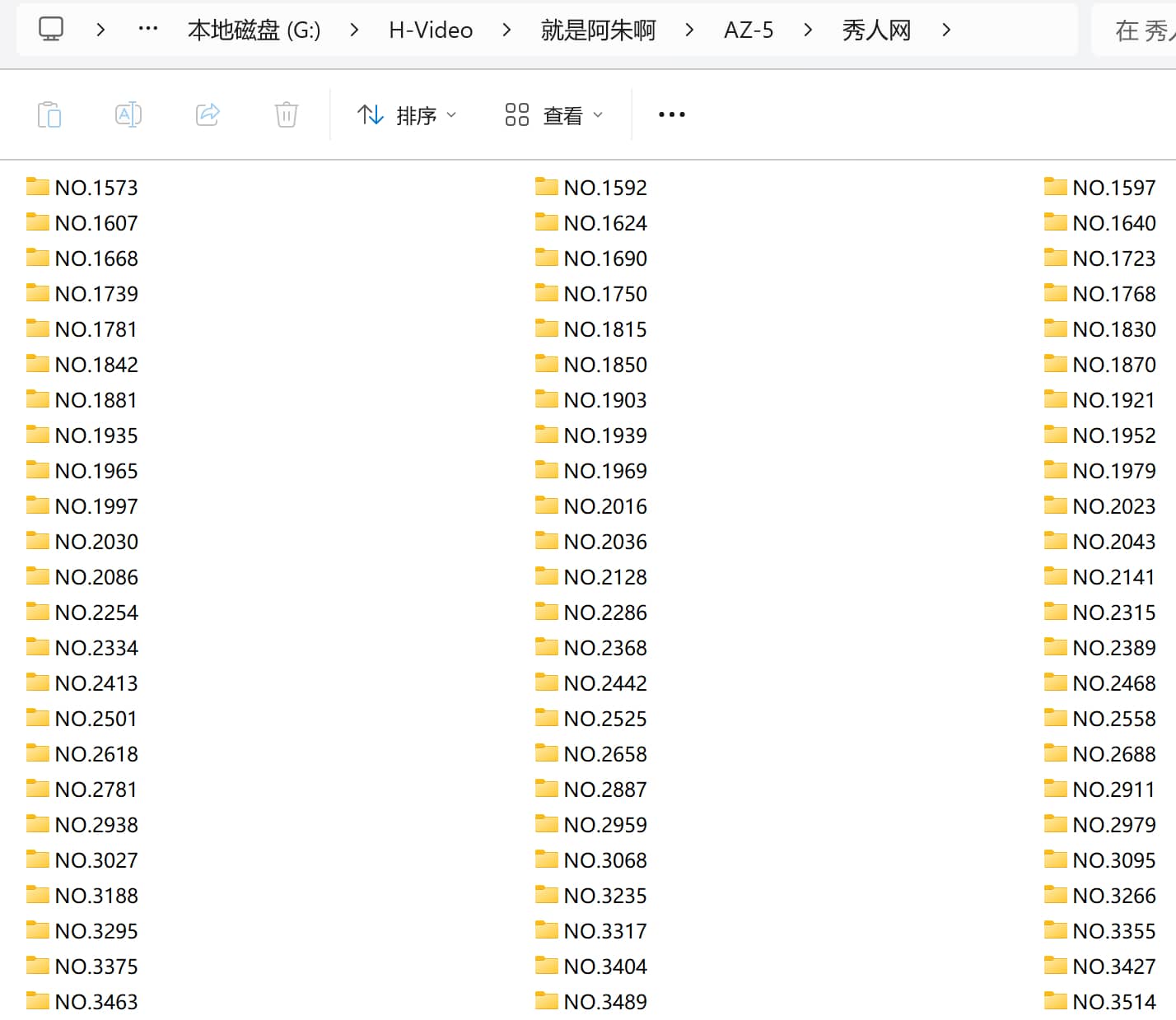 就是阿朱啊 166G 合集 25850个文件